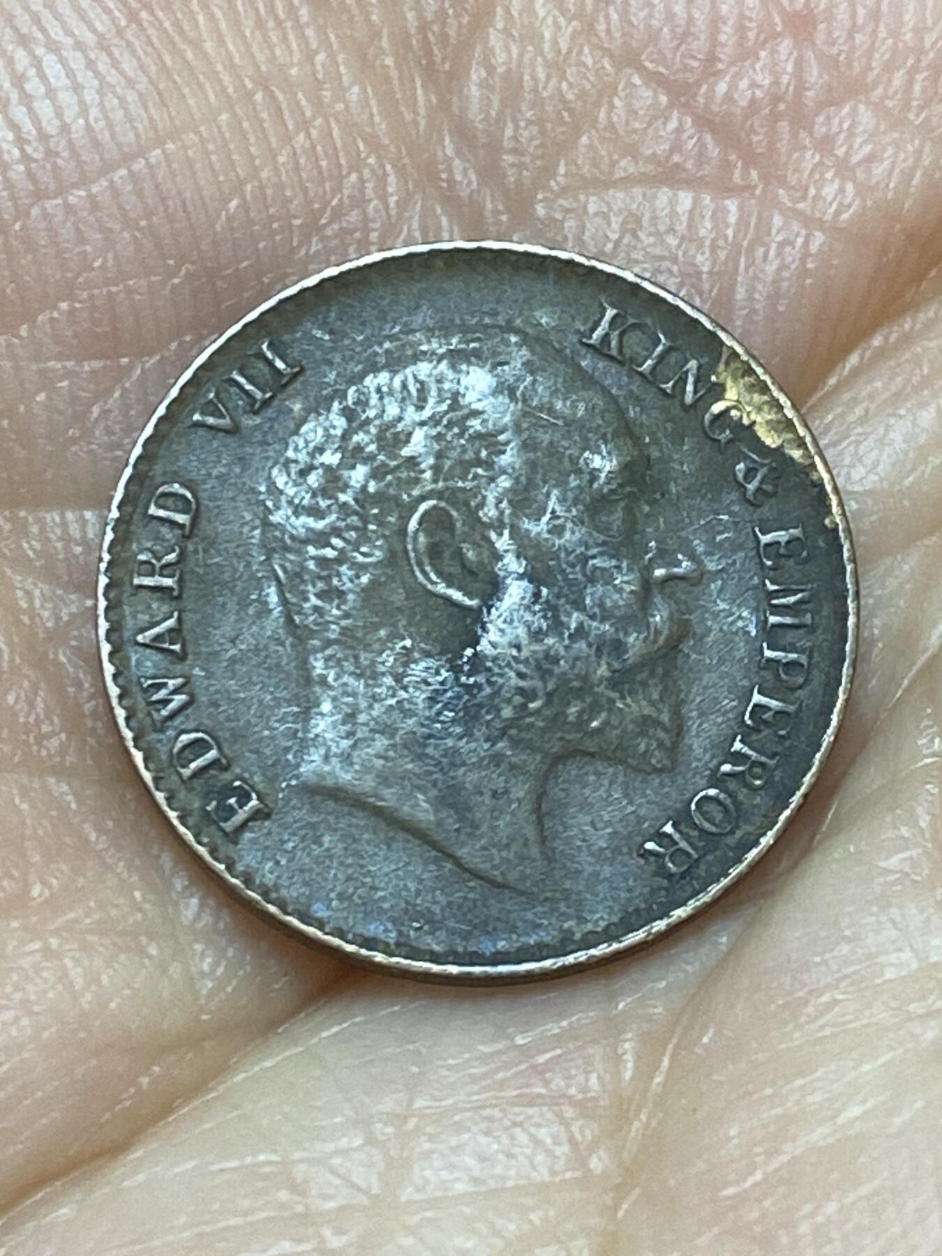 2026年第十六场(总第一百八十五场）外国好品散币场(免佣金) 好品–英属印度1910年1/12安娜(爱德华七世时期)