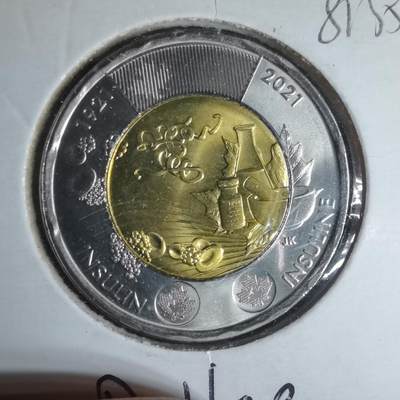 沼泽如烟--第981场 - 加拿大2021年二元纪念币