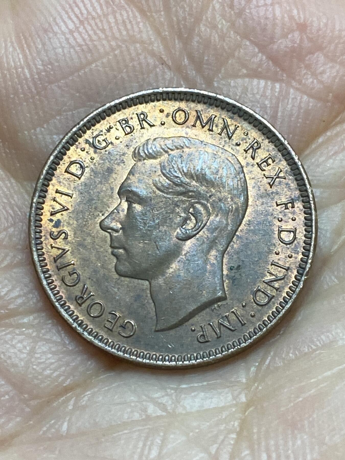 2026年第十六场(总第一百八十五场）外国好品散币场(免佣金) 英国🇬🇧1942年1法新(乔治六世第一版)