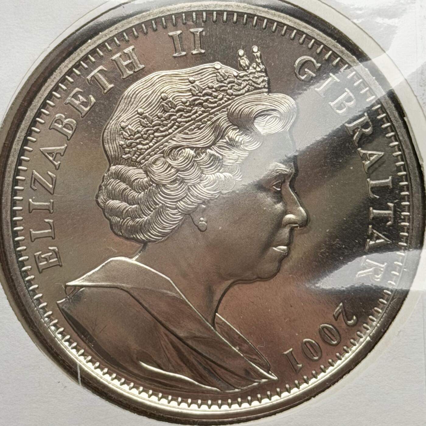 ＜星葵🌻钱币社＞散币克朗场第69期·2月3日发货 〈邮币封〉直布罗陀2001年维多利亚时代·万国博览会1克朗纪念币