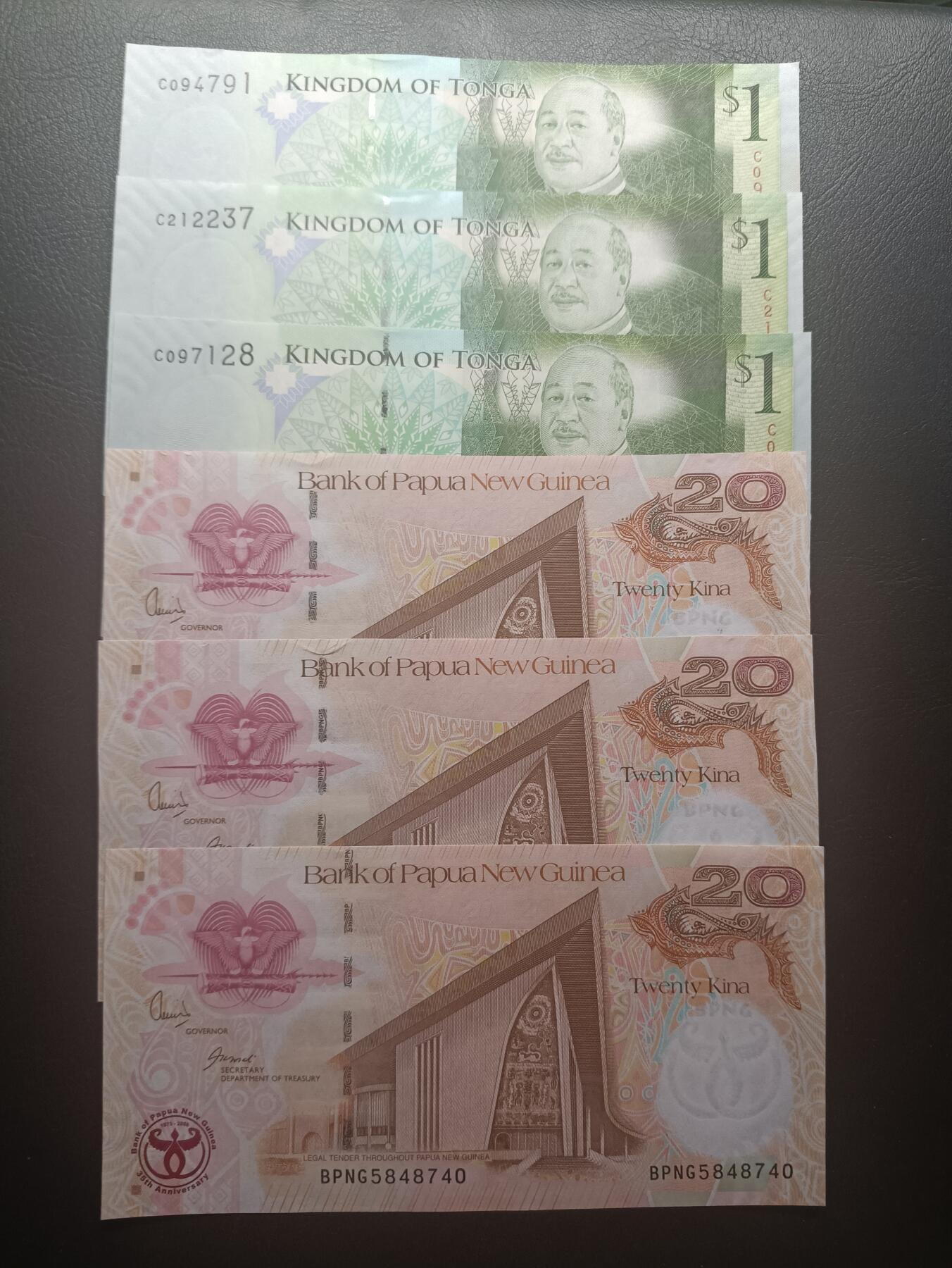 2026二月第一期，总215期 大洋洲纸币批量六张AUNC—UNC