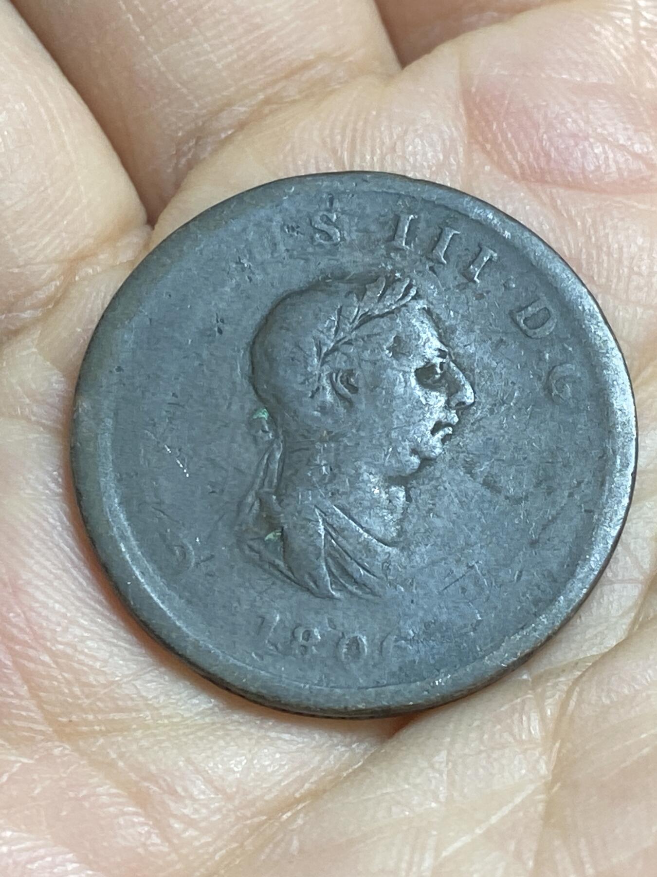 2026年第十六场(总第一百八十五场）外国好品散币场(免佣金) 英国🇬🇧1806年1/2便士(乔治三世时期)