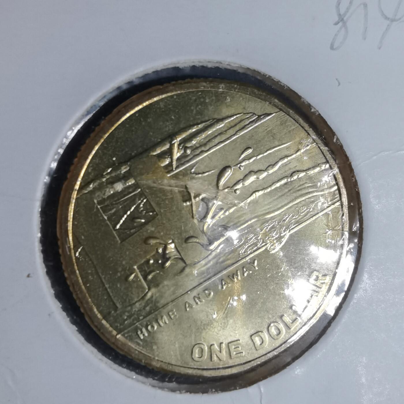 沼泽如烟--第981场 澳大利亚2021年一元纪念币