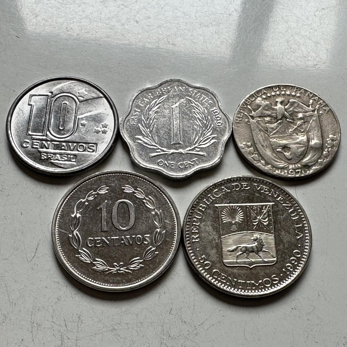 🌹外币初藏🌹🐯2026年第14场  每周二四六晚8️⃣点 接代拍 美洲散币5枚—2