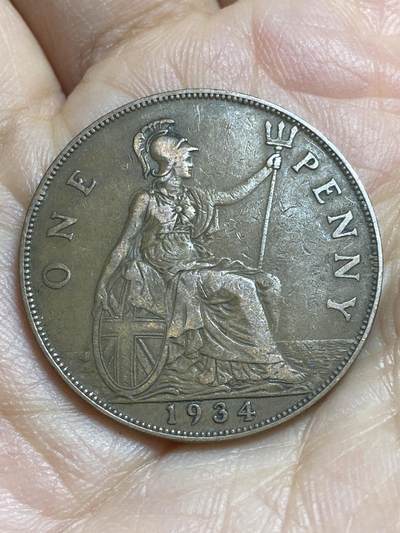 2026年第十六场(总第一百八十五场）外国好品散币场(免佣金) - 英国🇬🇧1934年1便士(乔治五世第三版)