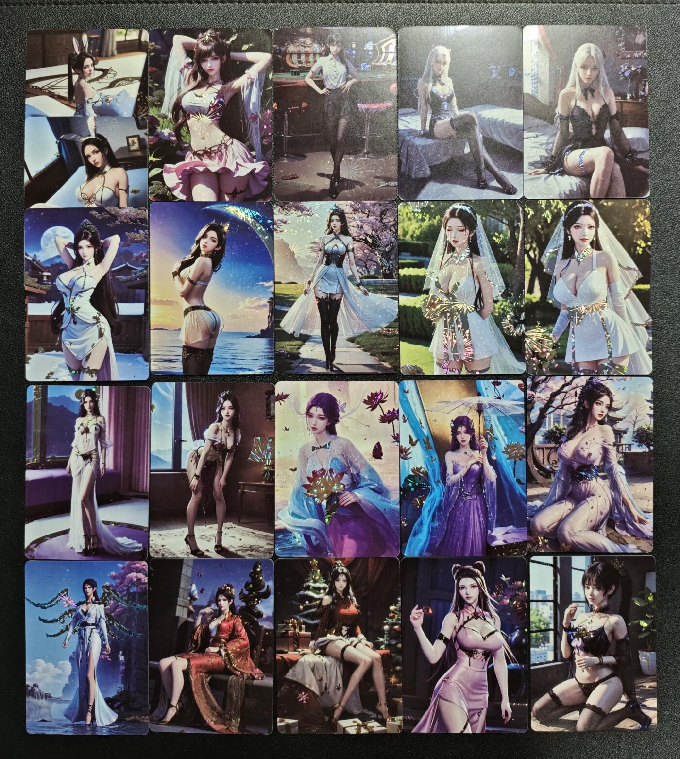 天玑星卡拍第168期《2.3周二截拍艺气风发》持续收拍收评中 满赠卡需备注 动漫美女 星光 四十五张 自制卡