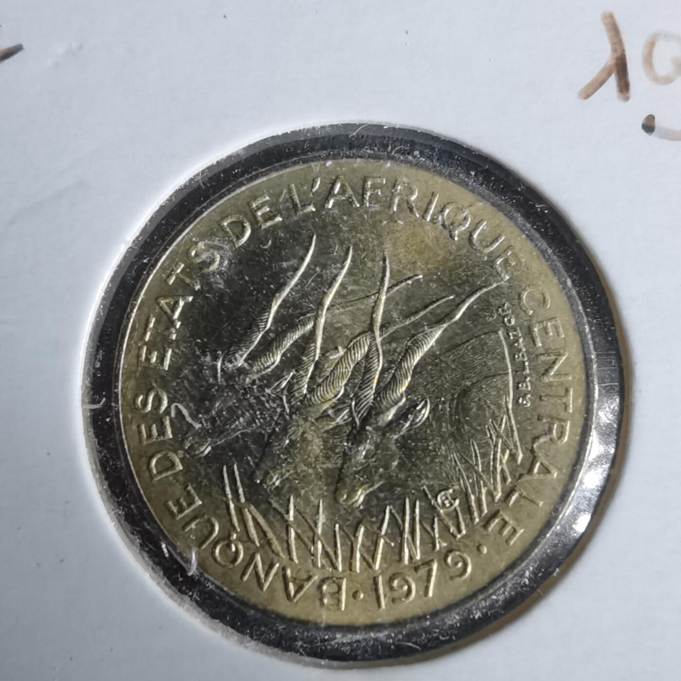 沼泽如烟--第981场 中非1979年5法郎