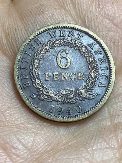 2026年第十六场(总第一百八十五场）外国好品散币场(免佣金) - 好品–英属西非1940年6便士(乔治六世第一版)