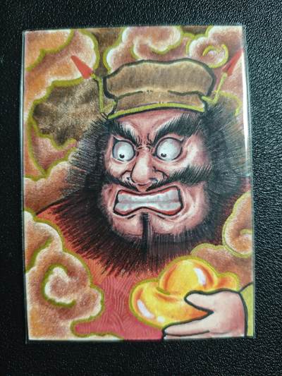 天玑星卡拍第167期《2.2周一截拍》持续收拍收评中 满赠卡需备注 - 【手绘卡】居子 钟馗 手绘卡