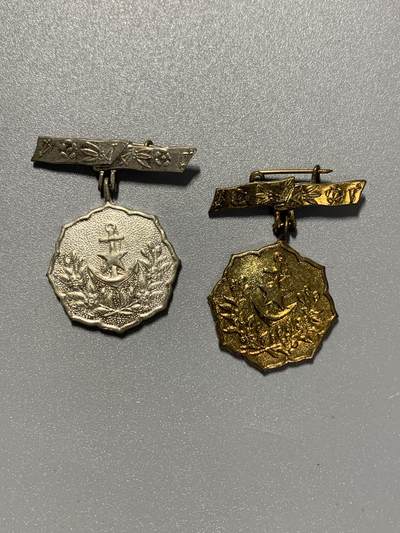 远东徽章小铺2月1日周日晚上9点结束 - 爱国妇人会两枚