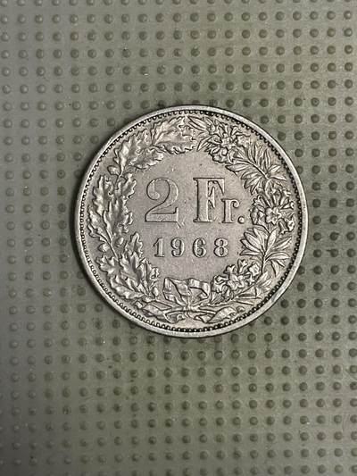 2026年第19场各国散币拍卖（总第169场） - 瑞士1968年2法郎