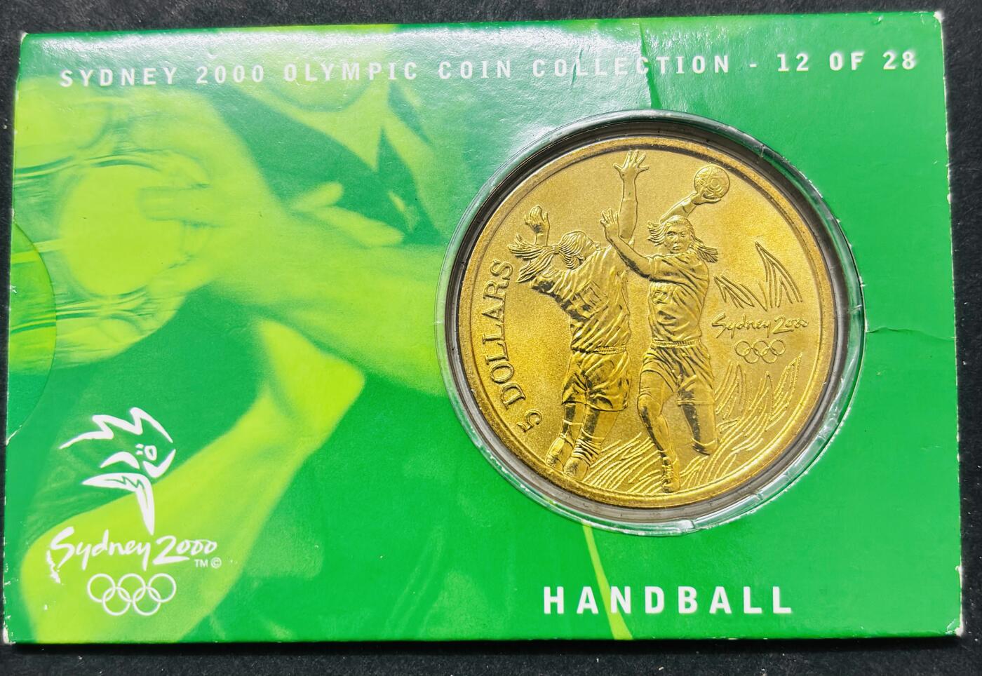 文馨钱币收藏 2026新年第五场（第 291 场）【长期接代拍品】 全新澳大利亚2000年悉尼奥运会5元克朗型黄铜纪念币39MM 