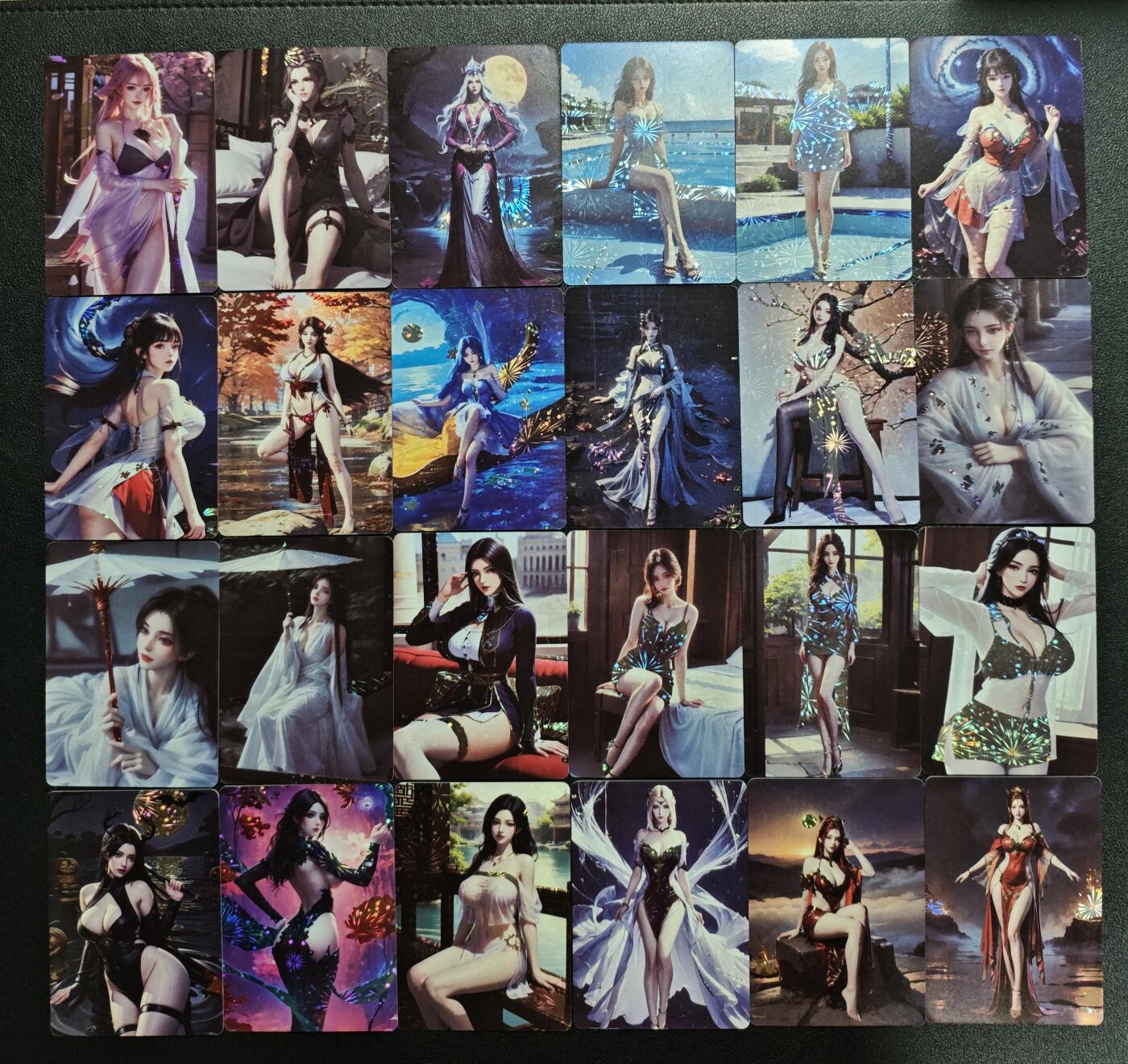 天玑星卡拍第168期《2.3周二截拍艺气风发》持续收拍收评中 满赠卡需备注 动漫美女 星光 四十五张 自制卡