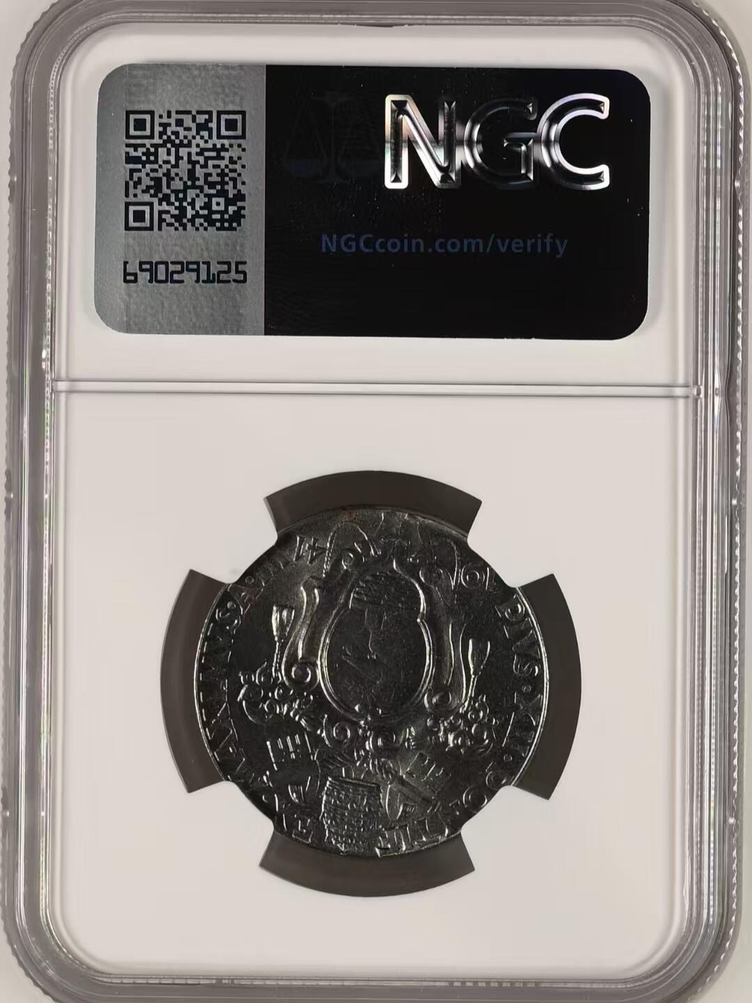 长老汇蛇年精选第九十七场拍卖 梵蒂冈1941年庇护十二世2里拉，该币仅发型两年，少见 NGC MS64