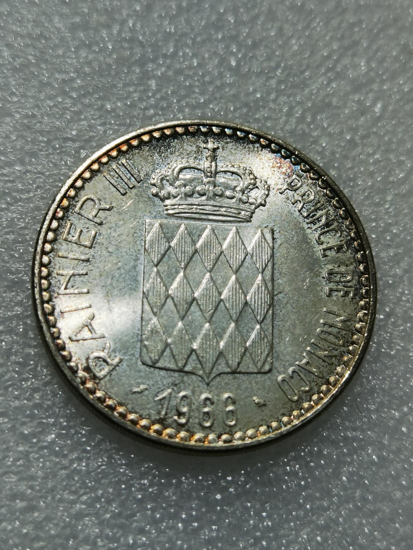 天下钱庄专场欢迎参拍 摩纳哥10法郎银币