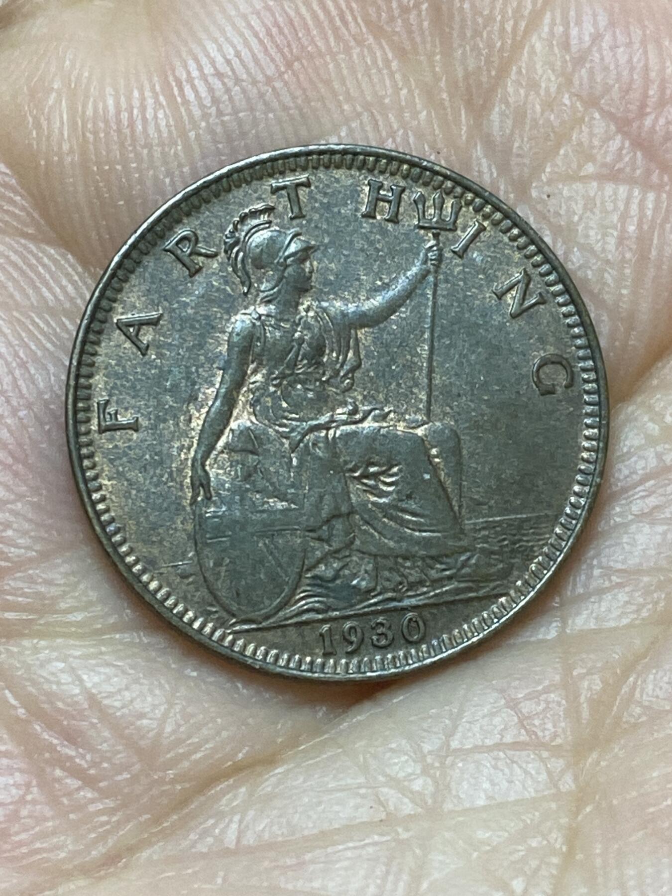 2026年第十六场(总第一百八十五场）外国好品散币场(免佣金) 好品–英国🇬🇧1930年1法新(乔治五世第三版)