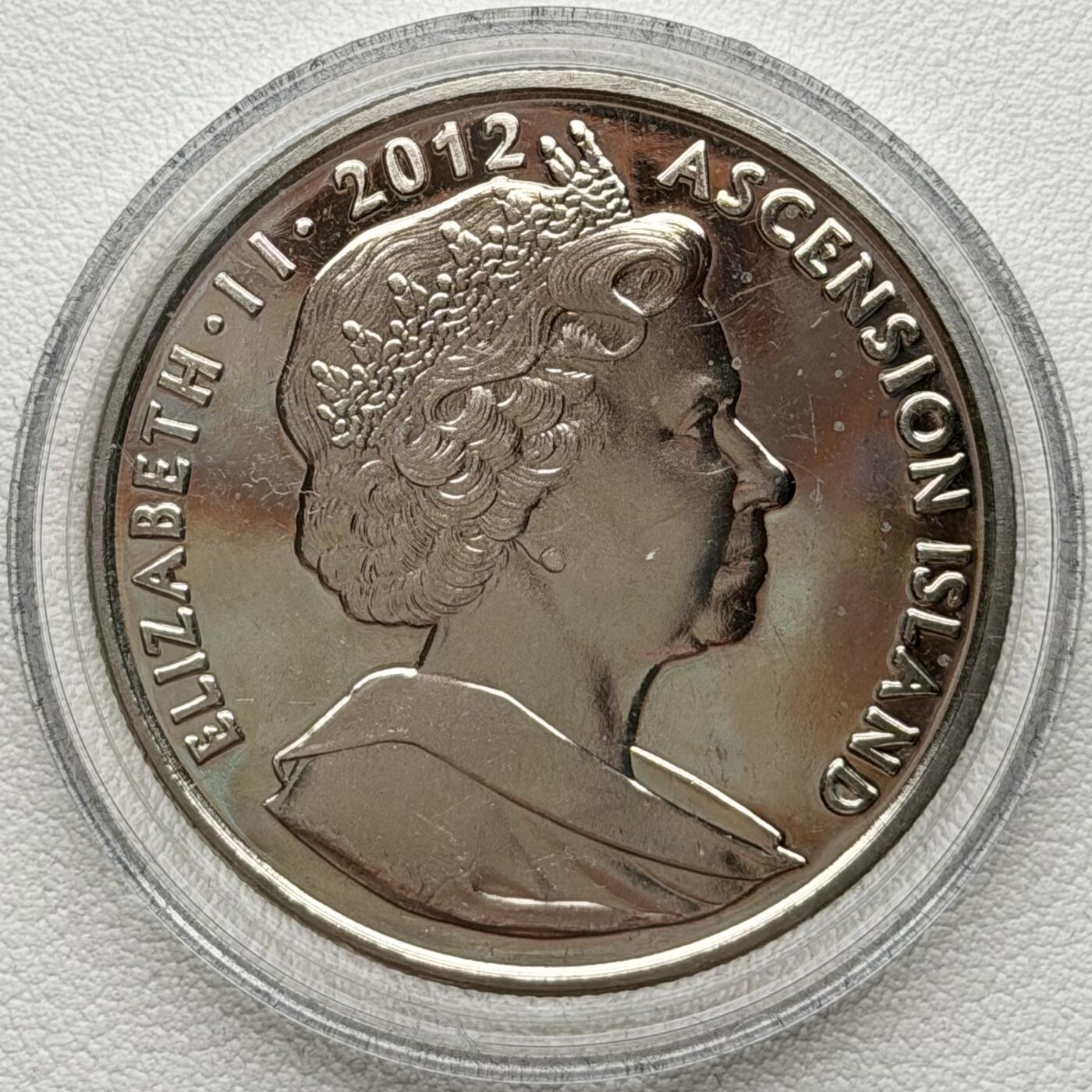 ＜星葵🌻钱币社＞散币克朗场第69期·2月3日发货 阿森松岛2012年女王登基60周年1克朗纪念币