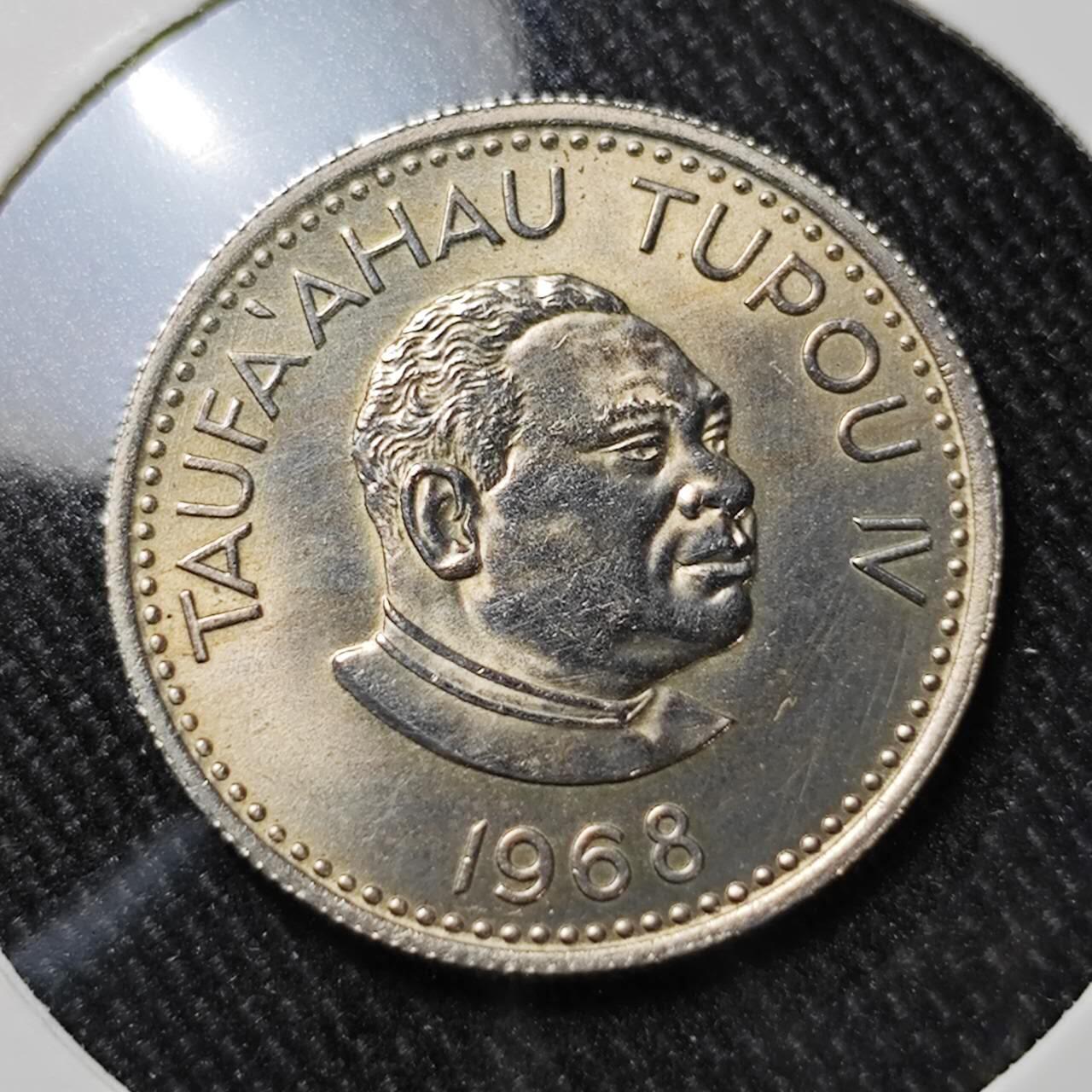 KK钱币收藏小铺  第398期 百期特拍（四拍之二） 2月预留时间 周末发货  1968汤加5分