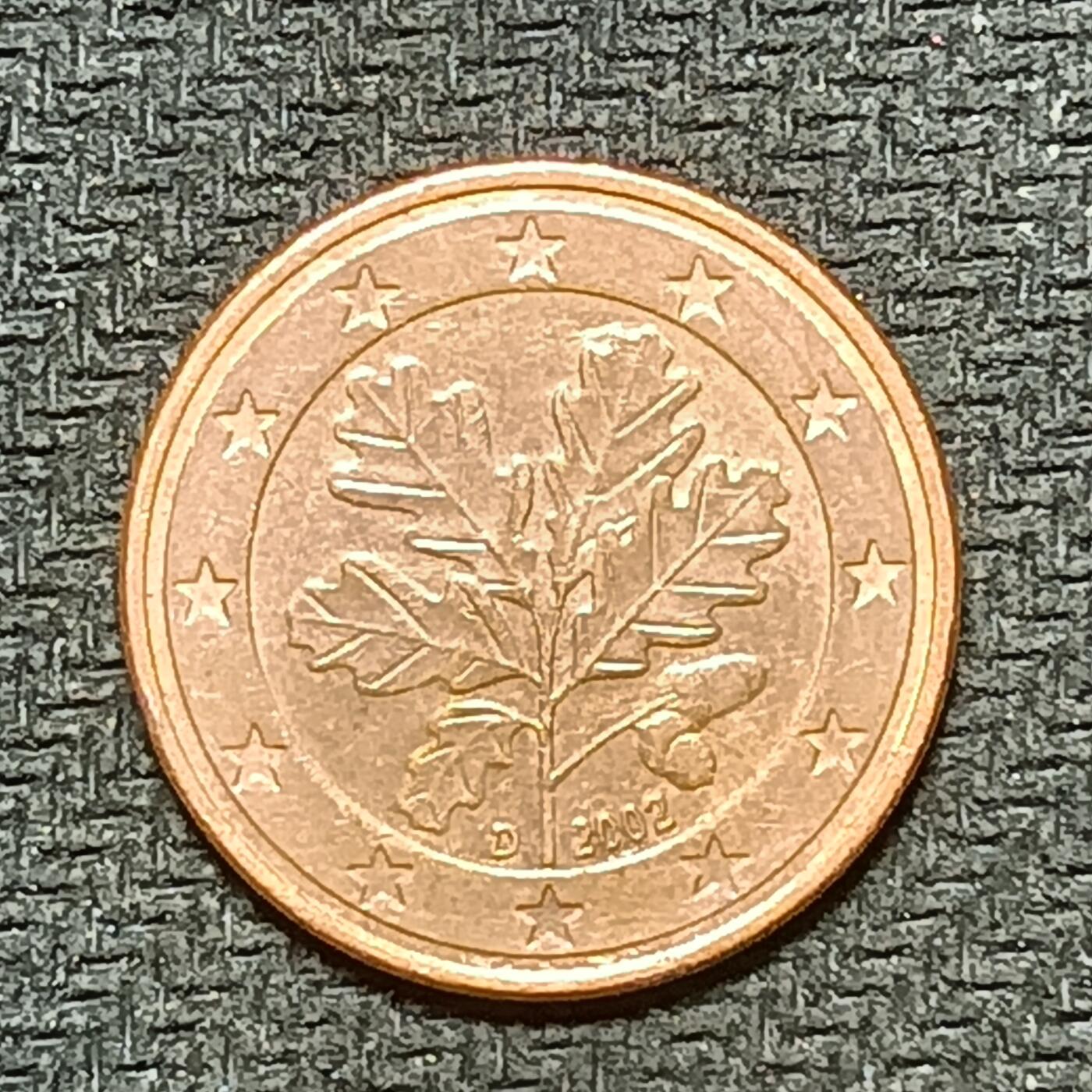 逸泉钱币2026B世界钱币纪念币纸币第八组B831-1230 1004德国5欧分