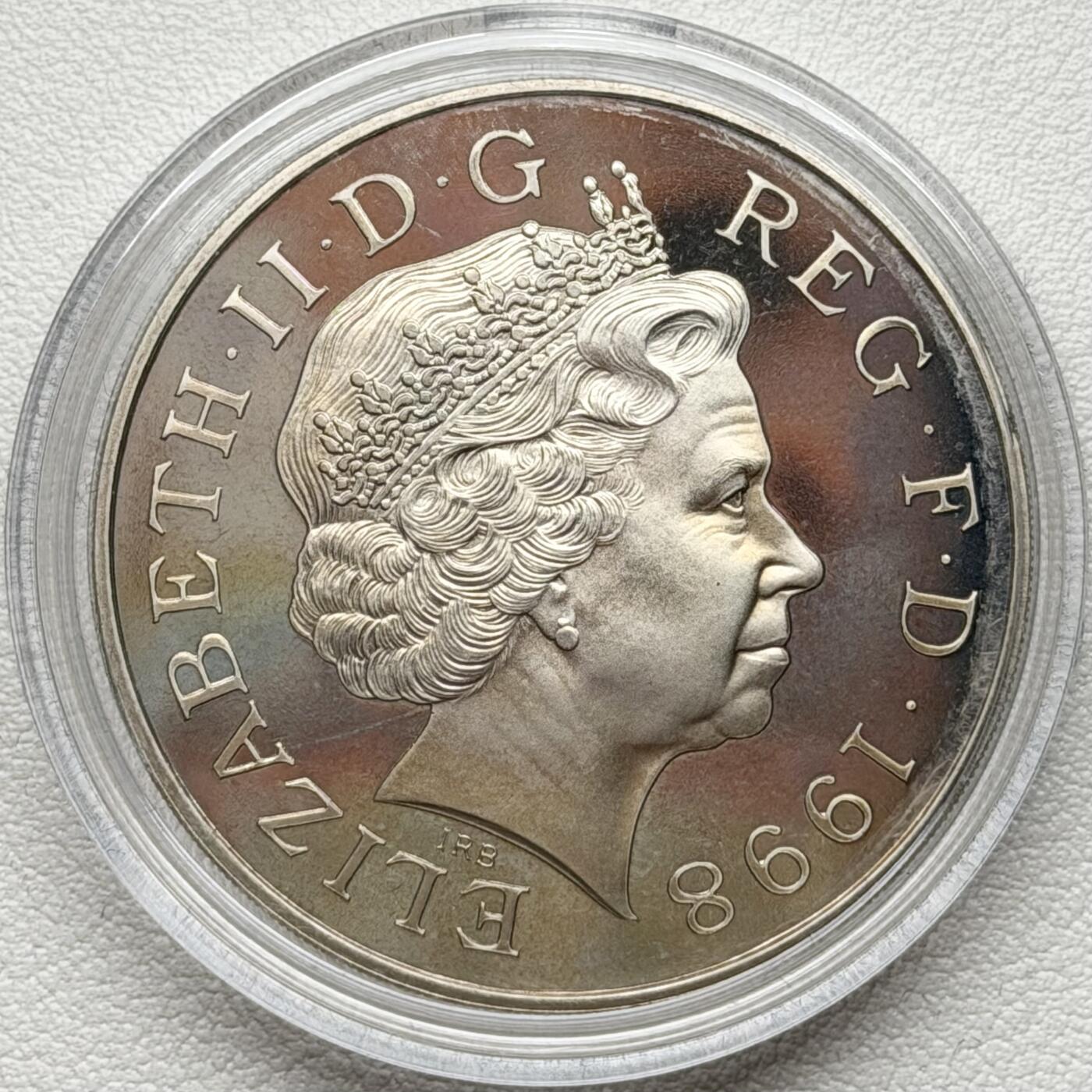 ＜星葵🌻钱币社＞散币克朗场第69期·2月3日发货 英国1998查尔斯王子50岁生日5镑克朗型纪念币