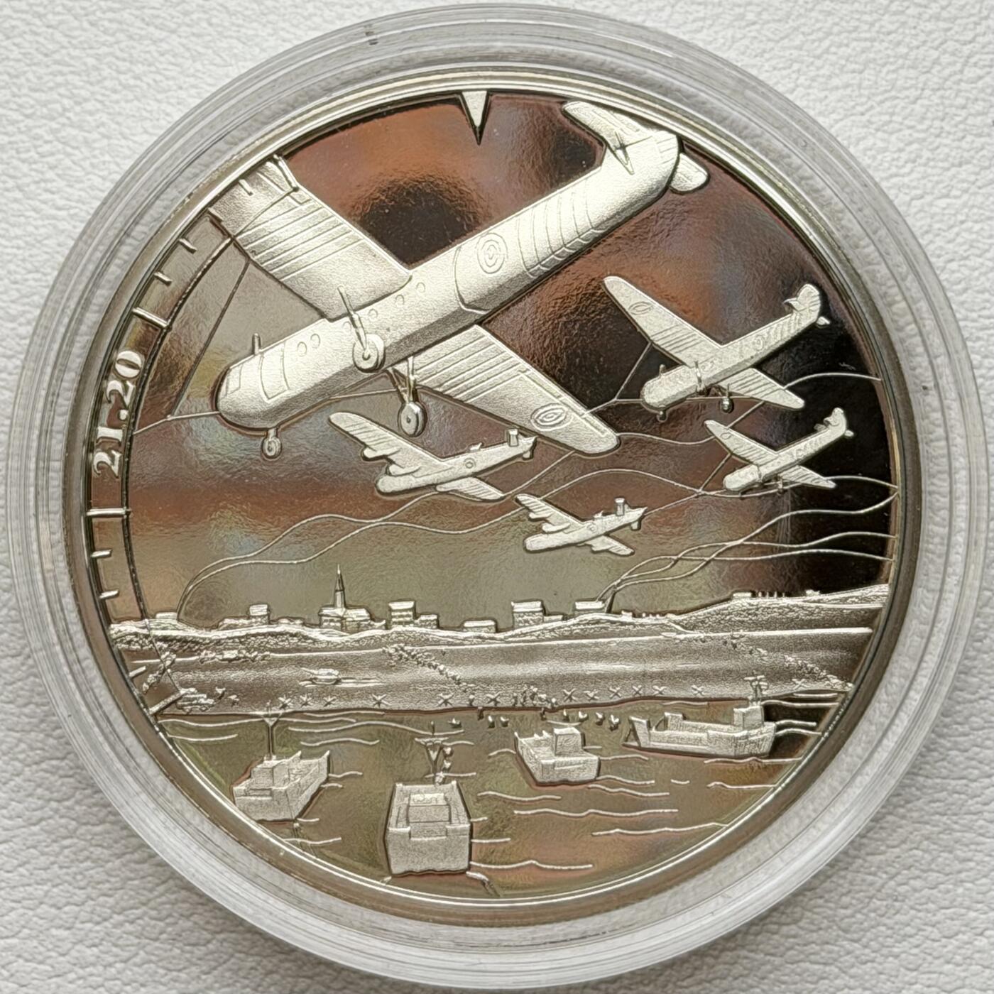 ＜星葵🌻钱币社＞散币克朗场第69期·2月3日发货 根西岛2019年诺曼底登陆24小时·21点20·野鸭行动5镑克朗型精制纪念币