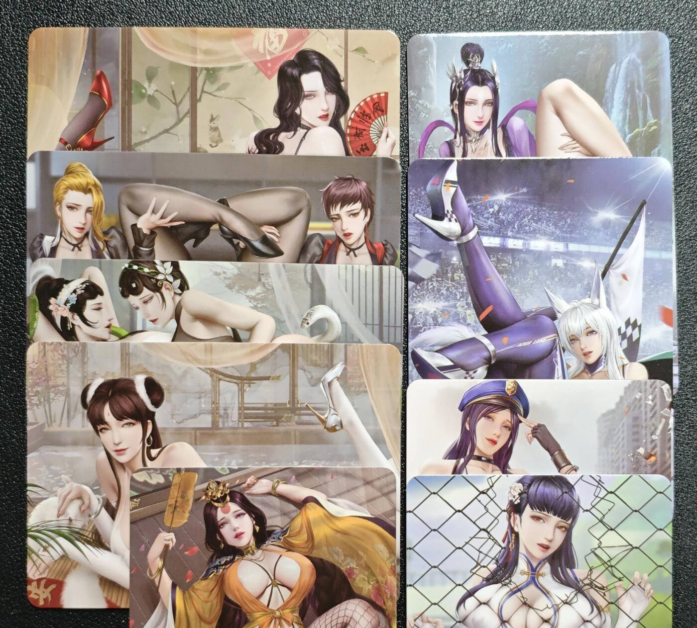 天玑星卡拍第168期《2.3周二截拍艺气风发》持续收拍收评中 满赠卡需备注 动漫美女 星光 九张 自制卡