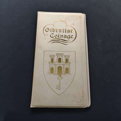 【全场包邮】纯粹捡漏拍499场 - 直布罗陀1988年官方卡装套币-含1镑带证书