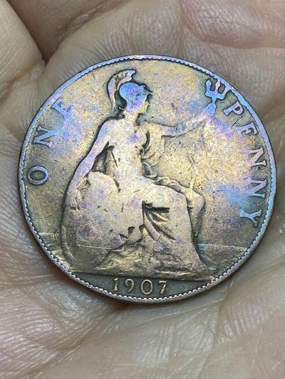 2026年第十六场(总第一百八十五场）外国好品散币场(免佣金) - 英国🇬🇧1907年1便士(爱德华七世时期)