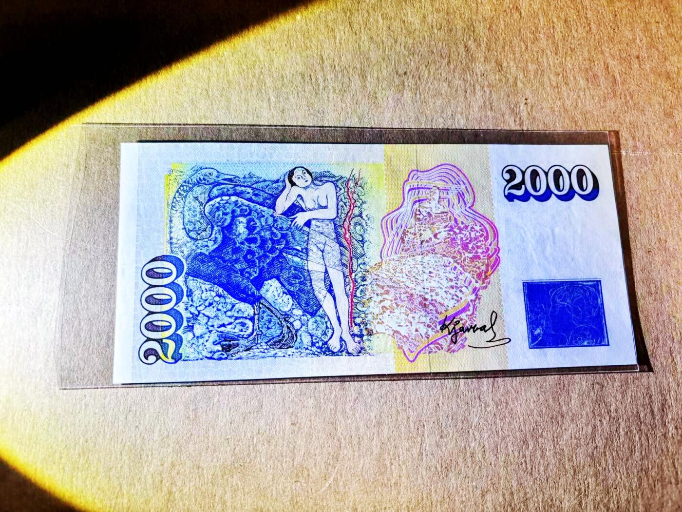 【Blue Auction】世界纸币精拍第781期——18级TOP拍卖/信誉/品质/专业/高效💫 【一组2张】冰岛 1986年2000克朗 UNC-&伊拉克 1992年5第纳尔 PMG50EPQ