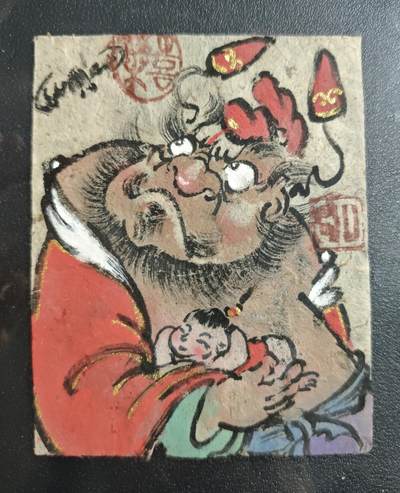 天玑星卡拍第167期《2.2周一截拍》持续收拍收评中 满赠卡需备注 - 【手绘卡纸】文森特艺术工作室 钟馗 手绘卡纸