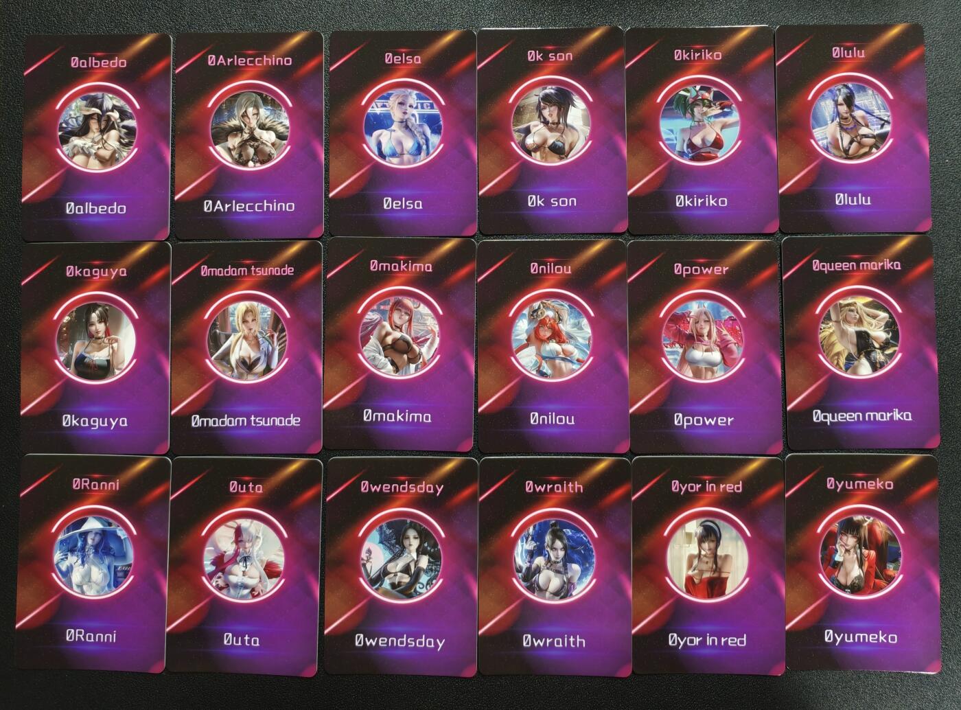 天玑星卡拍第168期《2.3周二截拍艺气风发》持续收拍收评中 满赠卡需备注 动漫美女 钻闪 十八张 自制卡