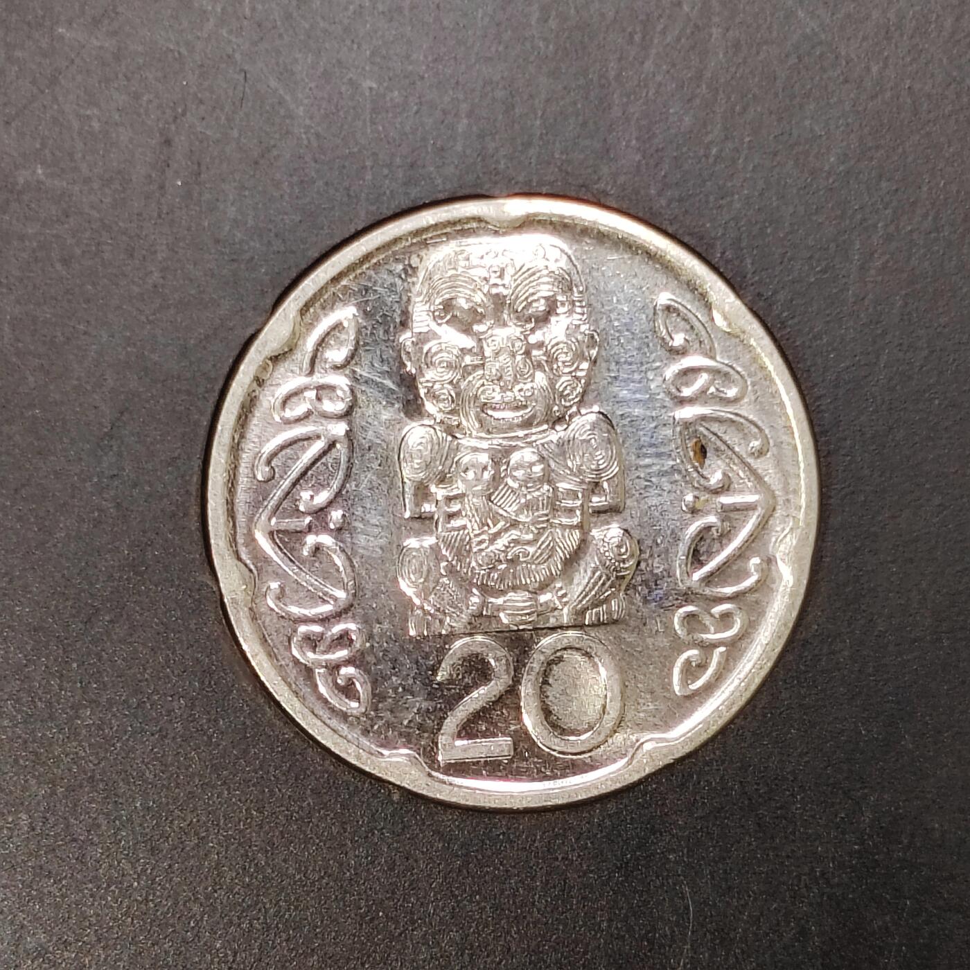 2026C2逸泉钱币C2世界各国纸钞钱币纪念币专场第七场C2 1-420 382新西兰20分硬币