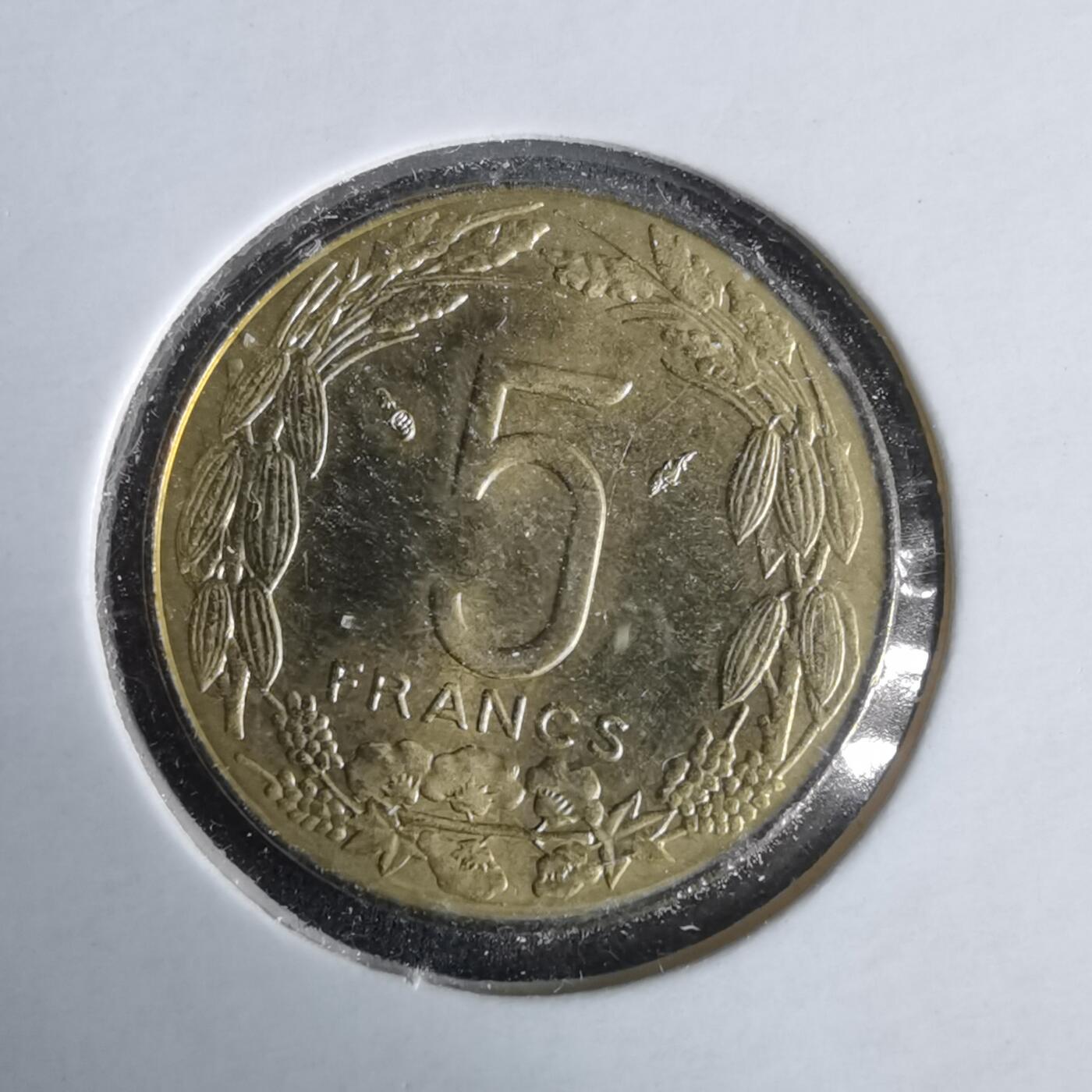 沼泽如烟--第981场 中非1979年5法郎