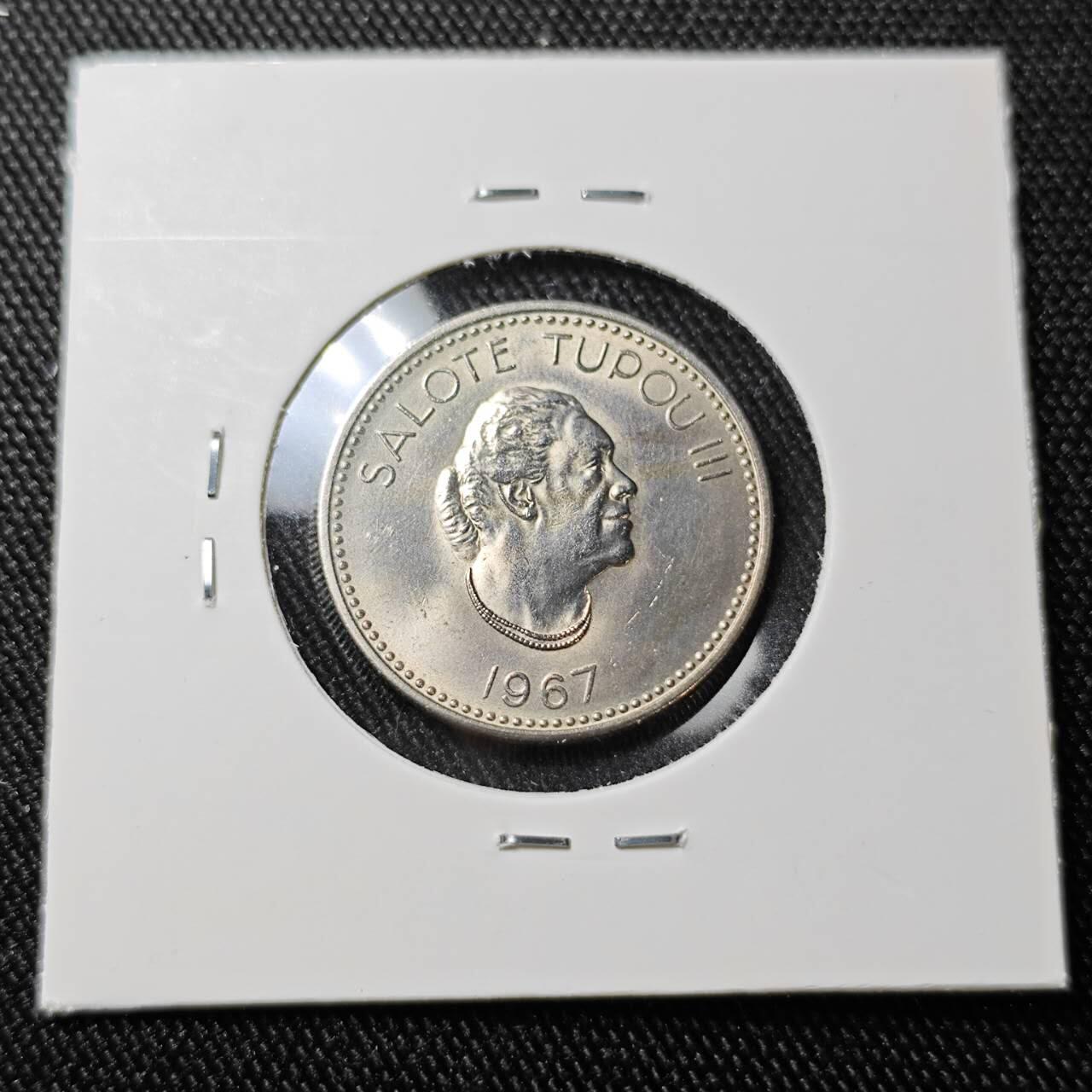 KK钱币收藏小铺  第398期 百期特拍（四拍之二） 2月预留时间 周末发货  1967汤加10分