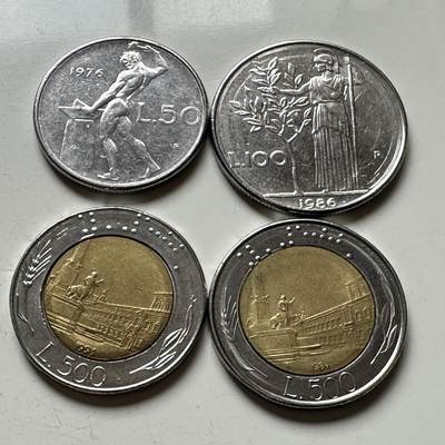 🌹外币初藏🌹🐯2026年第14场  每周二四六晚8️⃣点 接代拍 - 意大利四枚