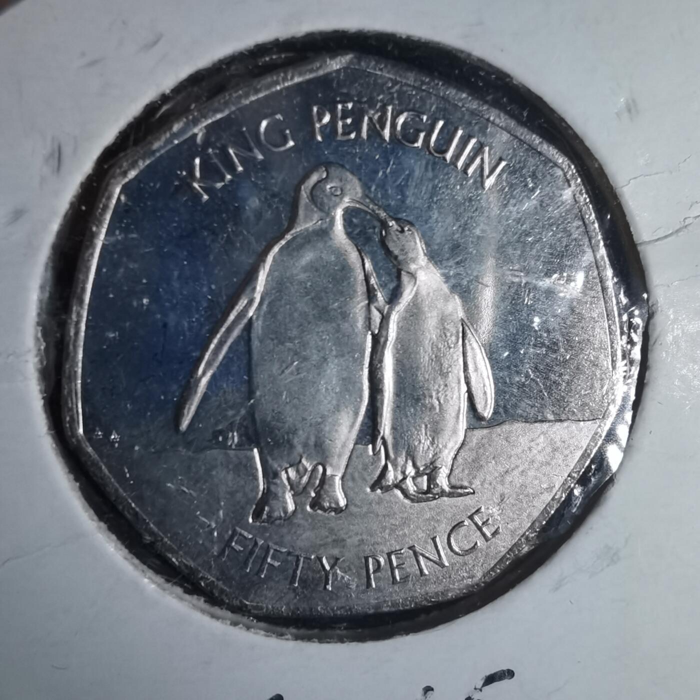 沼泽如烟--第981场 福克兰2020年50便士