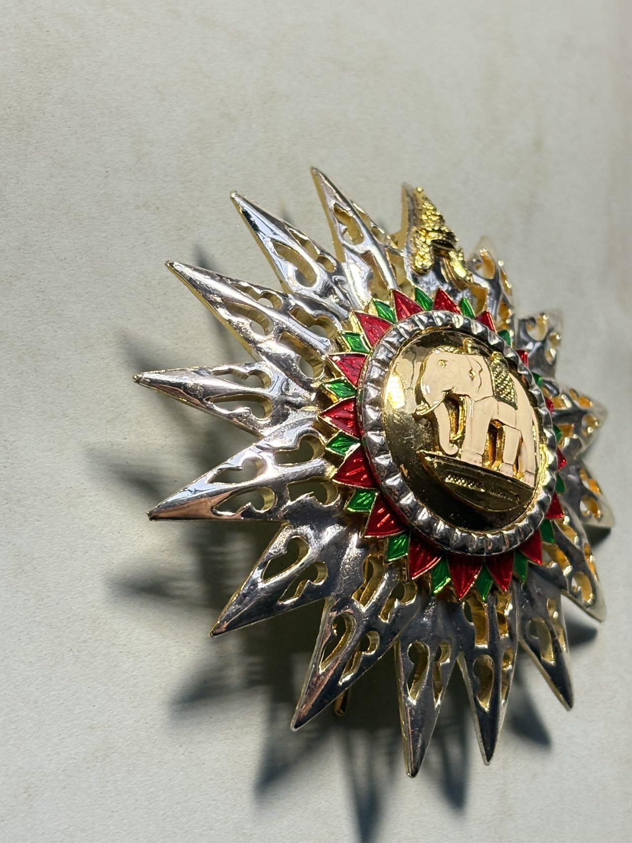 盛世勋华——号角文化勋章邮票专场拍卖第304期 泰国大十字/大军官白象勋章星章 大尺寸