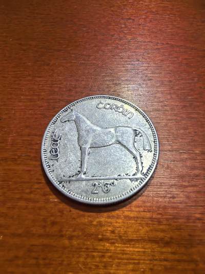 长老汇蛇年精选第九十七场拍卖 - 1934爱尔兰自由邦马1/2克朗银币，14.14克750银