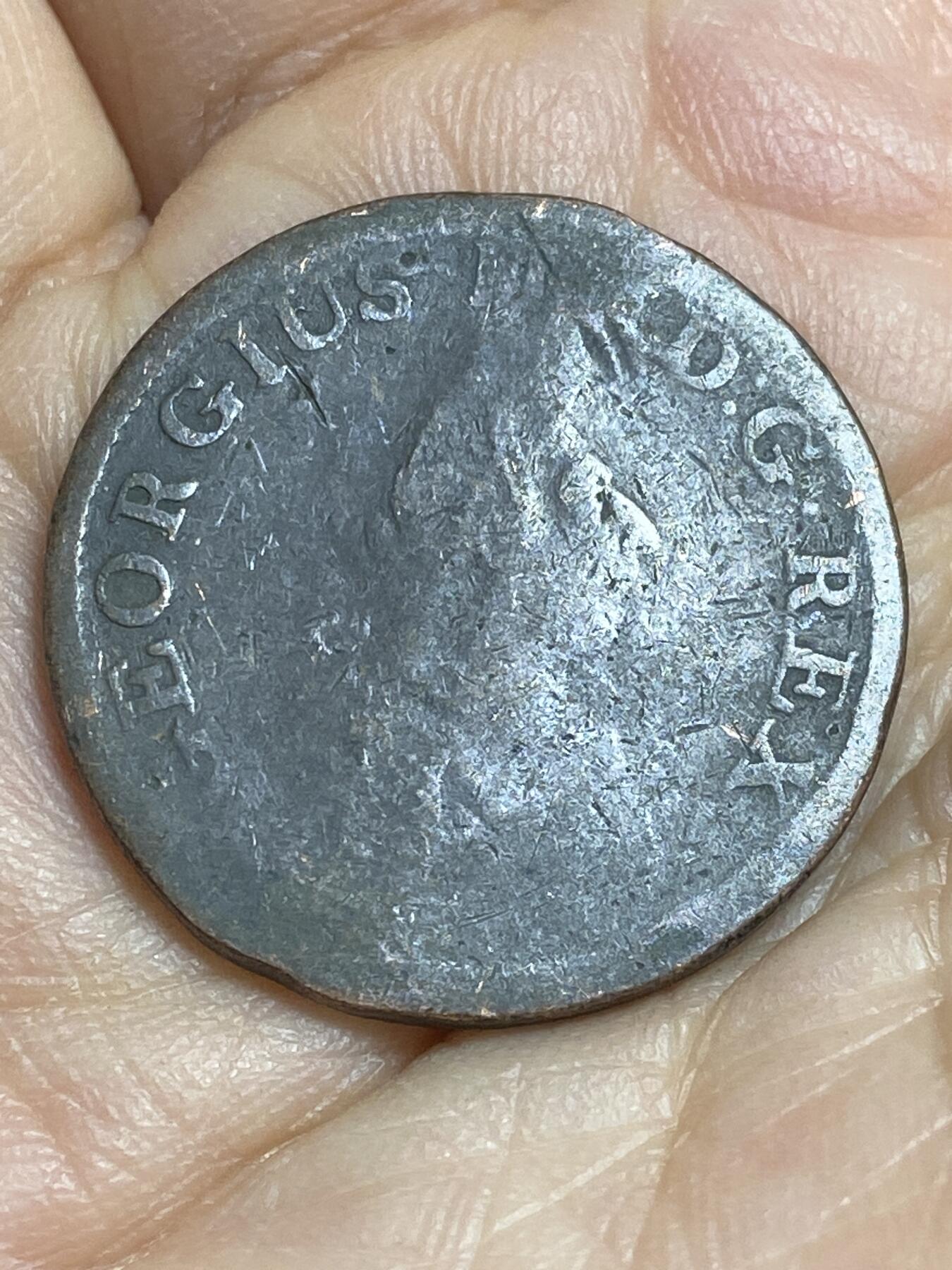 2026年第十六场(总第一百八十五场）外国好品散币场(免佣金) 有伤–英属爱尔兰1/2便士(乔治三世时期)