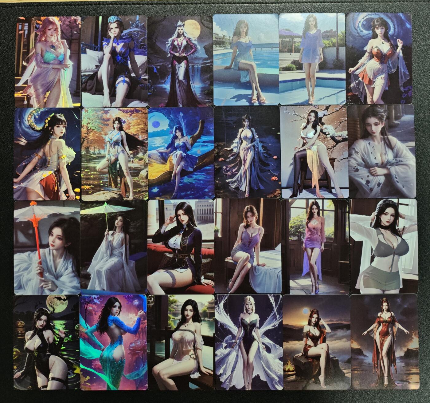 天玑星卡拍第168期《2.3周二截拍艺气风发》持续收拍收评中 满赠卡需备注 动漫美女 彩闪 四十五张 自制卡