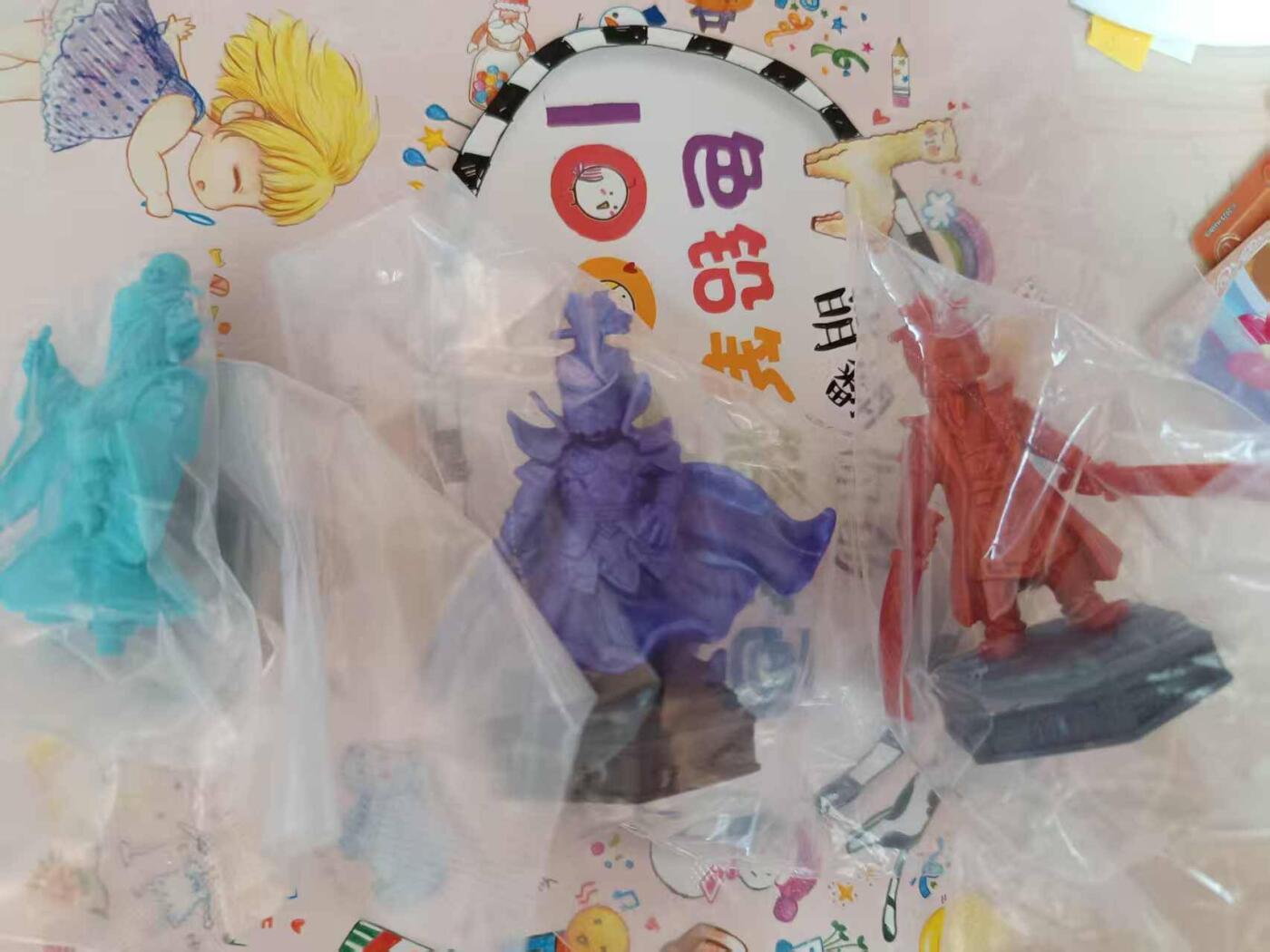 春节前倒数第二场！！龙虎卡牌-七四场（满200元包邮，无佣金，每周六结拍，欢迎送拍） 【原封】卡游三国 橡皮人3个