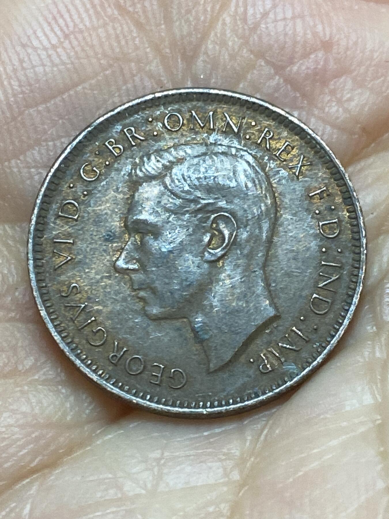 2026年第十六场(总第一百八十五场）外国好品散币场(免佣金) 英国🇬🇧1944年1法新(乔治六世第一版)