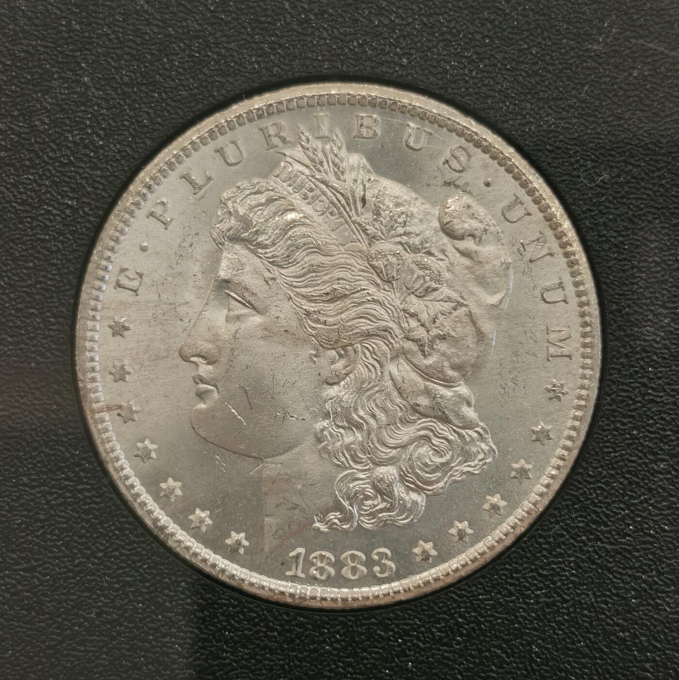 博洋堂世界钱币拍卖第159期（全场包邮） NGC MS65 美国1883 CC 摩根 卡森厂 GSA大封装 高分难得