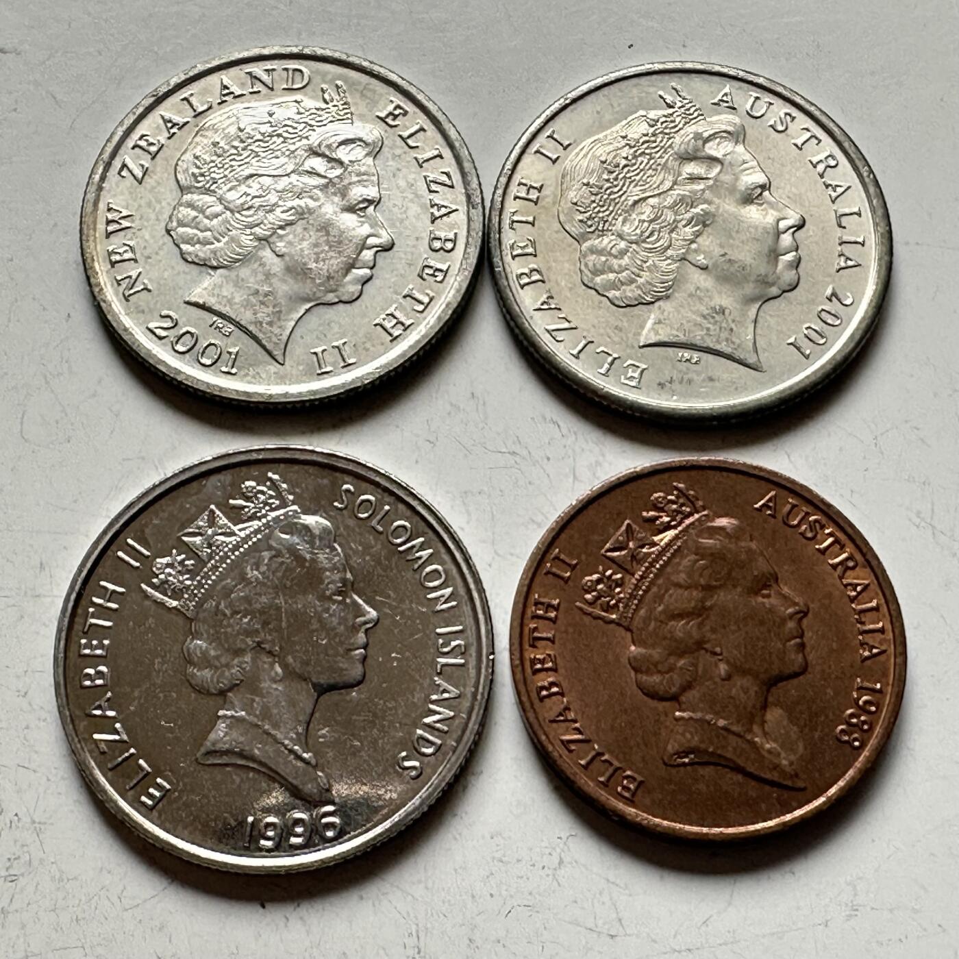 🌹外币初藏🌹🐯2026年第14场  每周二四六晚8️⃣点 接代拍 大洋洲散币4枚 a