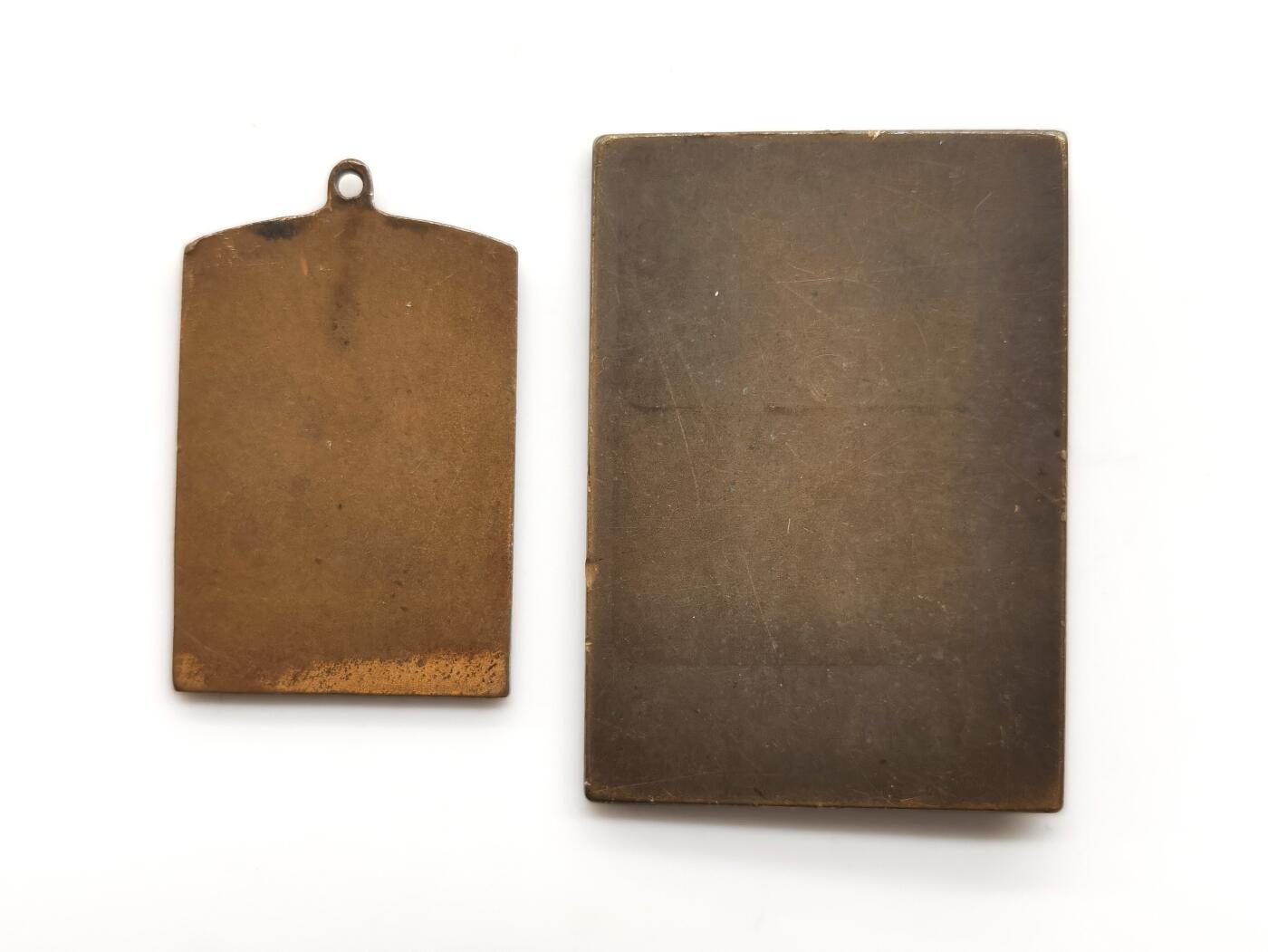 博洋堂世界钱币拍卖第159期（全场包邮） 外国铜章一组，30*20mm，7.5g & 40*29mm 23.5g