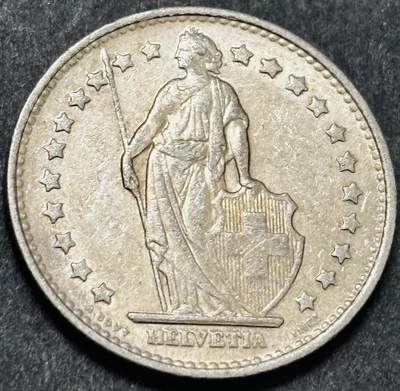 文馨钱币收藏 2026新年第五场（第 291 场）【长期接代拍品】 - 好品首发年 1968 年瑞士 1 法郎