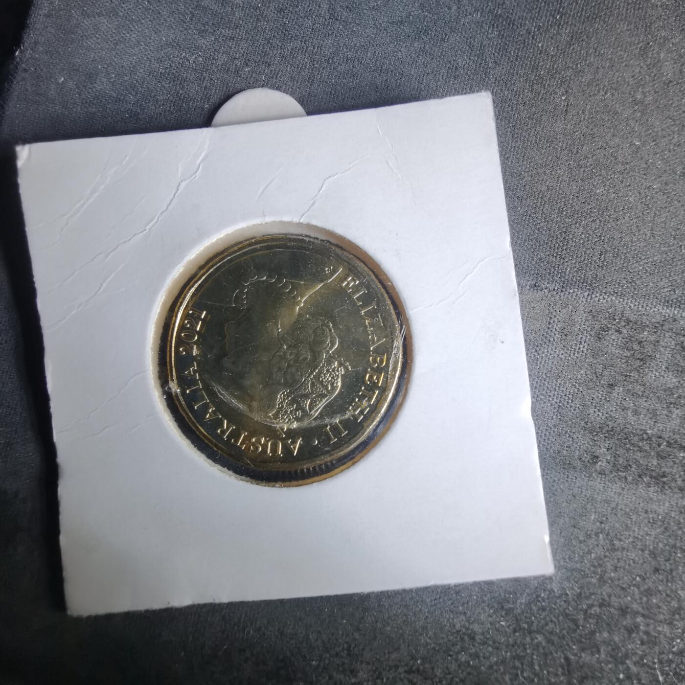 沼泽如烟--第981场 澳大利亚2021年一元纪念币