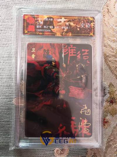 阳大大卡牌拍卖第97期（持续收拍品，周六晚上九点截拍，进群福利早知道） - 【亲签卡】百里卡牌 苍之飞鸿 百将传 光刻亲签卡 卫青