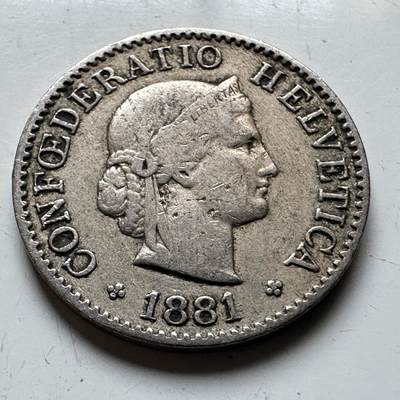 🌹外币初藏🌹🐯2026年第14场  每周二四六晚8️⃣点 接代拍 - 瑞士1881年五分