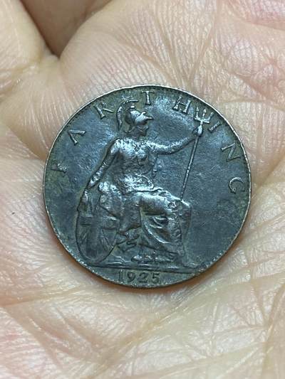 2026年第十六场(总第一百八十五场）外国好品散币场(免佣金) - 英国🇬🇧1925年1法新(乔治五世第二版，关门年)